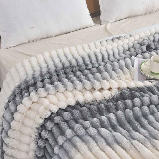 SpitiBazaar Einzelbett 160x240cm Light Grey - White SpitiBazaar Einzelbett 160x240cm Light Grey - White