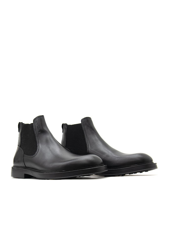 Piele Negru Ghete Chelsea
