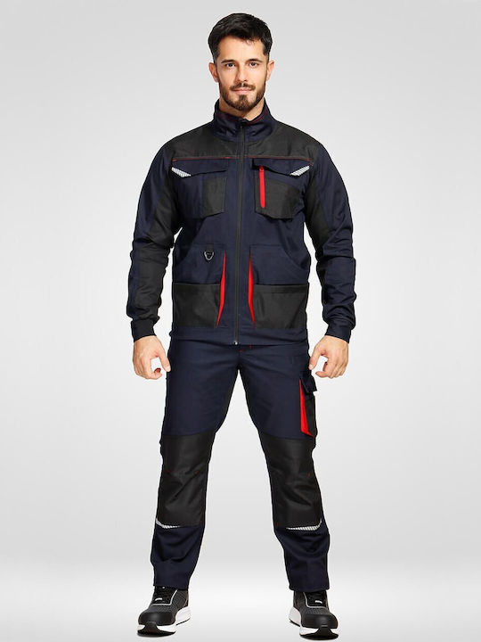 Stenso Pants Ανακλαστικό Παντελόνι Εργασίας Γκρι