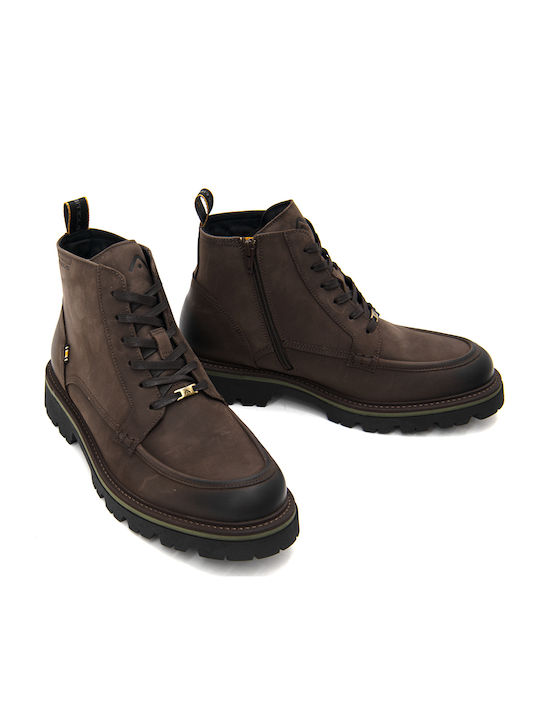 Leather Brown Men's Boots