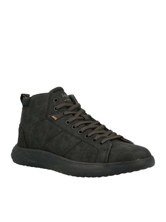 Black Men's Boots Waterproof Anatomical