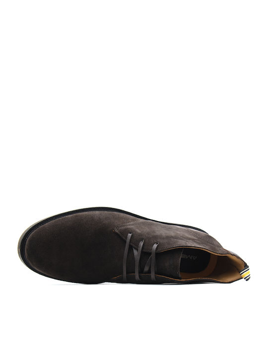 Suede Brown Men's Boots