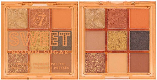 W7 Cosmetics Sweet Παλέτα με Σκιές Ματιών σε Στερεή Μορφή Brown Sugar 8.1gr