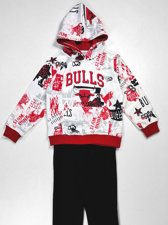 Kids Sweatpants Set Red 2pcs
