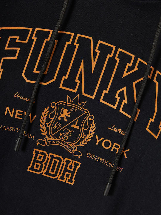 Women's Sweatshirt Hooded Black