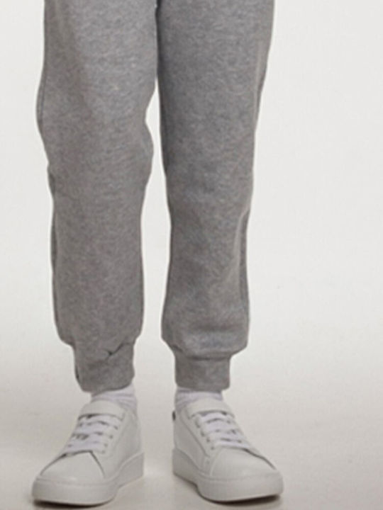 Kids Sweatpants Set Petrol, Grey Melange 2pcs Records
