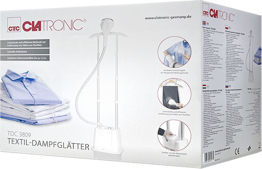 Clatronic Garment Steamer Hand 1600W with Tank 1.2lt White