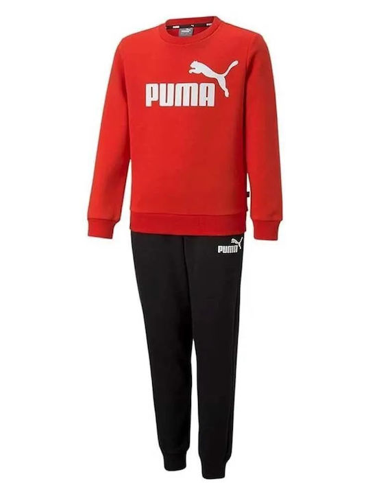 Kids Sweatpants Set Red 2pcs Jr Ess