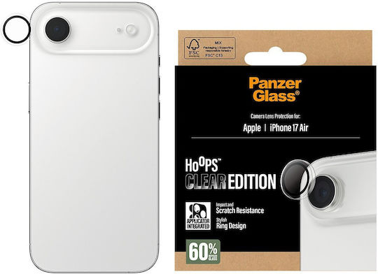 PanzerGlass Hoops Camera Protection Tempered Glass Transparent for the iPhone Air