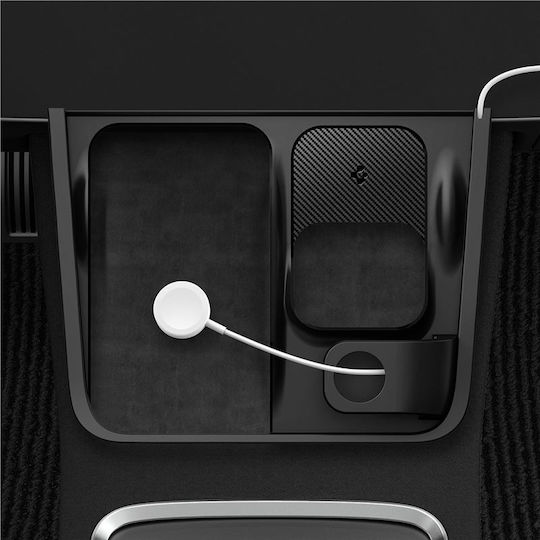 Spigen Tesla 3 Βάση Κινητού Αυτοκινήτου με Ρυθμιζόμενα Άγκιστρα Μαύρη