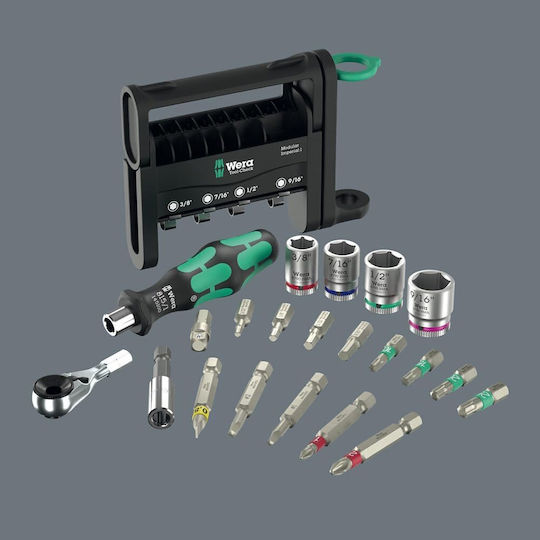 Wera Tool-Check Modular Imperial 1 Caseta cu 21 Unelte