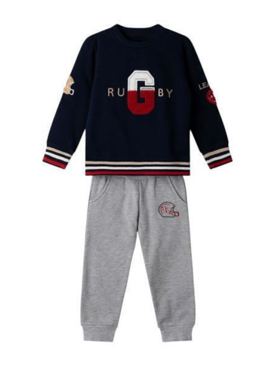 Kids Sweatpants Set Blue 2pcs