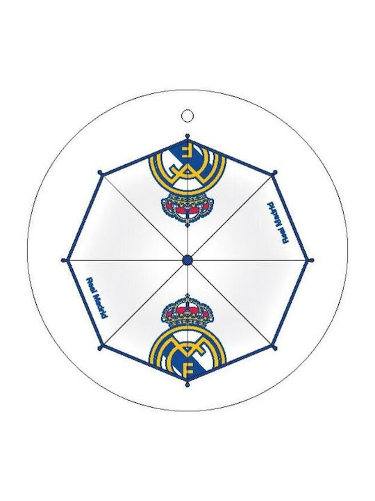 Real Madrid Ομπρέλα Βροχής Σπαστή Διάφανη