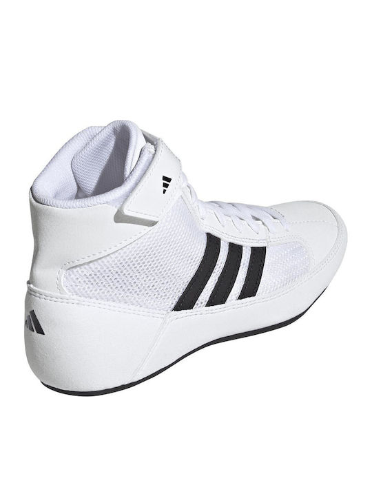 adidas Havoc Pantofi de arte marțiale Lupte libere Albi