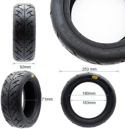 Ewheels Tire for Electric Scooter Dualtron in Black Color CMM109