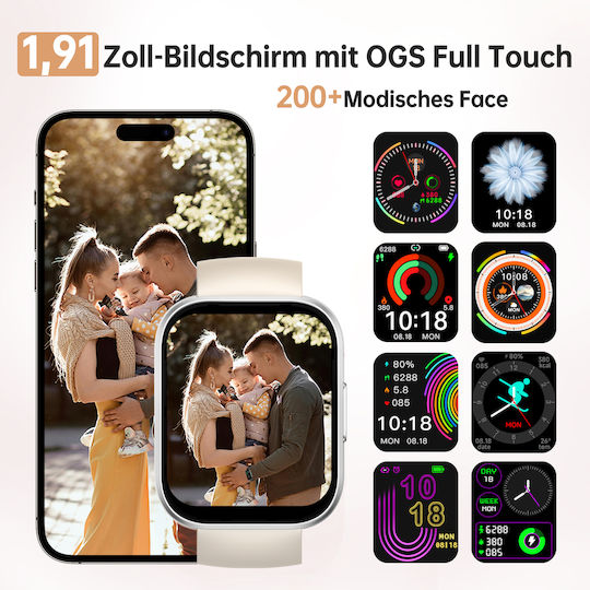 Oukitel BT103 Smartwatch (Negru)