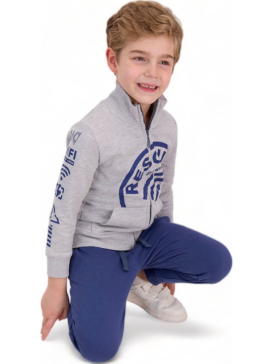 Kids Sweatpants Set Gray 2pcs