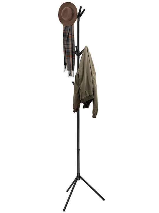 General Trade Καλόγερος Μεταλλικός Μαύρος 170cm
