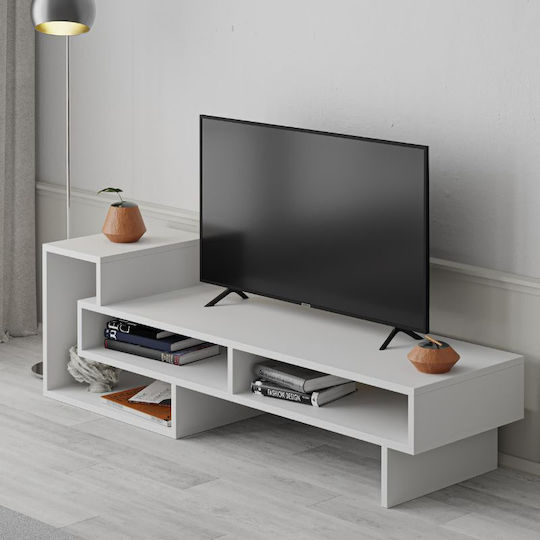 Tetra Bodenstehendes Weißes TV-Ständer 136.7x40x42cm Tetra Bodenstehendes Weißes TV-Ständer 136.7x40x42cm
