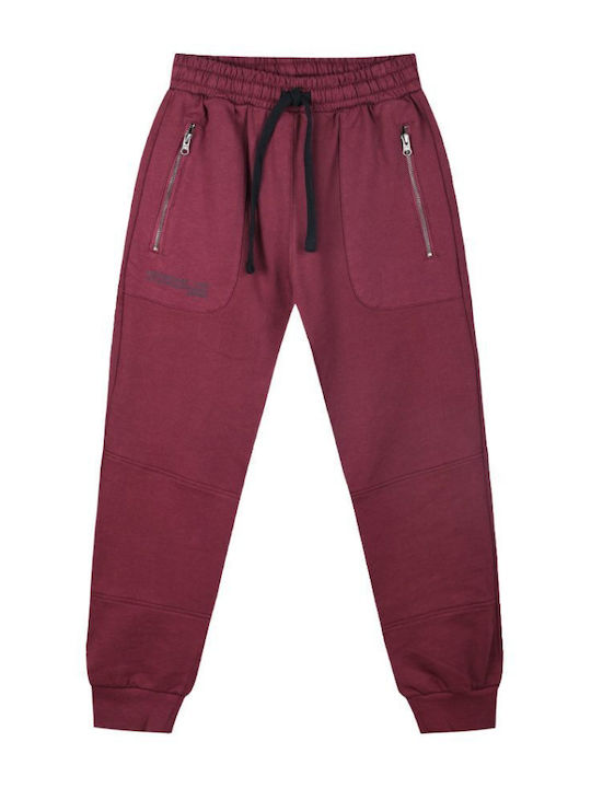 Pantaloni de Trening pentru Copii Burgundy