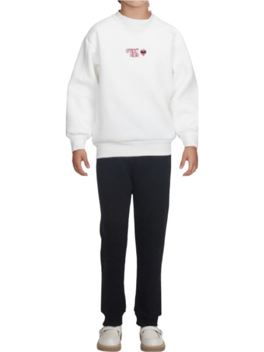 Kinder Sweatpants Set - Jogginganzug White 2Stück