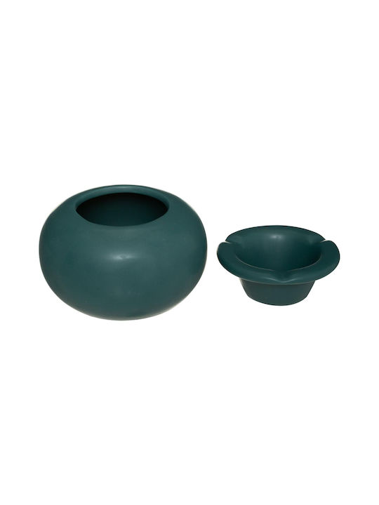 Σταχτοδοχείο A-s Round Green 173413 13x13x8.5 Κεραμικό Σταχτοδοχείο A-s Round Green 173413 13x13x8.5 Κεραμικό