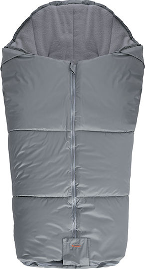 Lorelli Thermo Waterproof Stroller Footmuff with Fleece Lining 110x45cm Total Grey