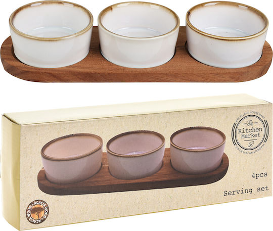 Excellent Houseware Keramik Ordnungshüter 3 Schlitze mit Basis Beige 1Stück Excellent Houseware Keramik Ordnungshüter 3 Schlitze mit Basis Beige 1Stück