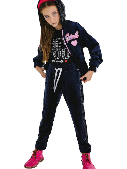 Kids Sweatpants Navy Blue 2pcs