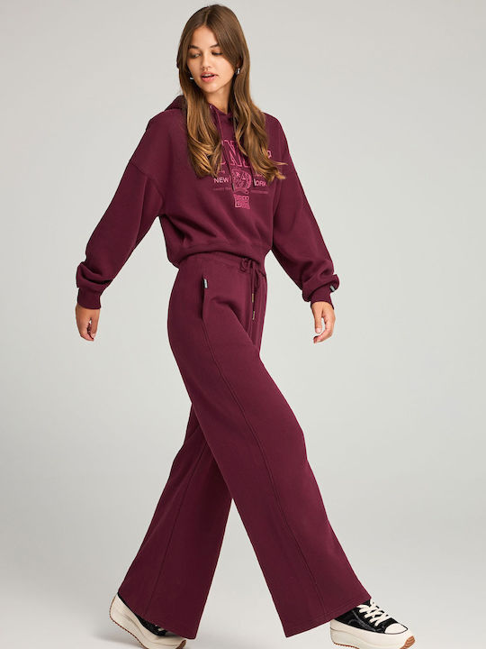 Sweatpants Jogger Burgundy