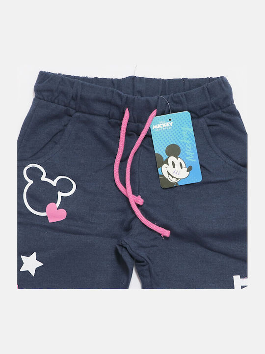 Kids Sweatpants Navy Blue Minnie Mouse
