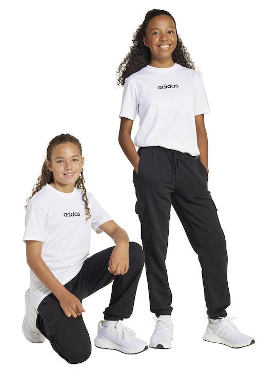 Kids Sweatpants Black Essentials Cargo