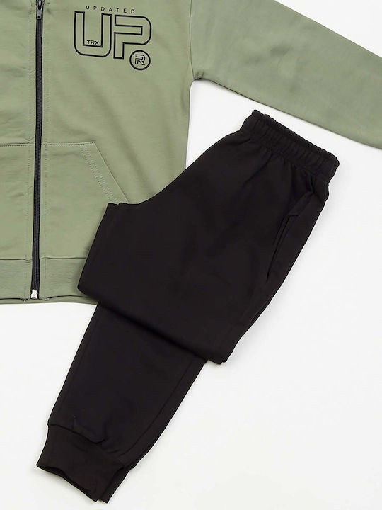Kids Tracksuit Set With Khaki Jacket 2 Pieces