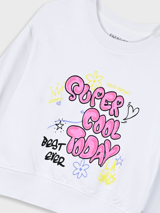 Kids Sweatpants Set White 2pcs