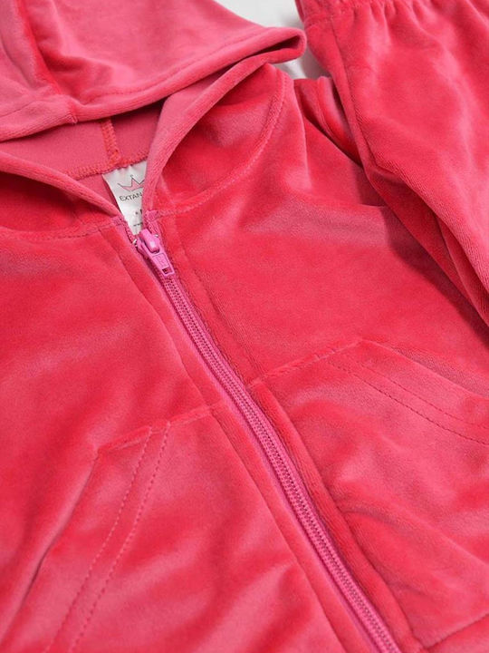 Kinder Sweatpants Set - Jogginganzug Fuchsia 3Stück