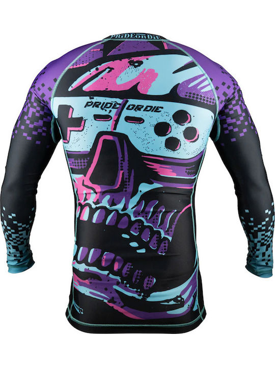 PrideOrDie Long Sleeve Shirt POD292 for Jiu-Jitsu Black