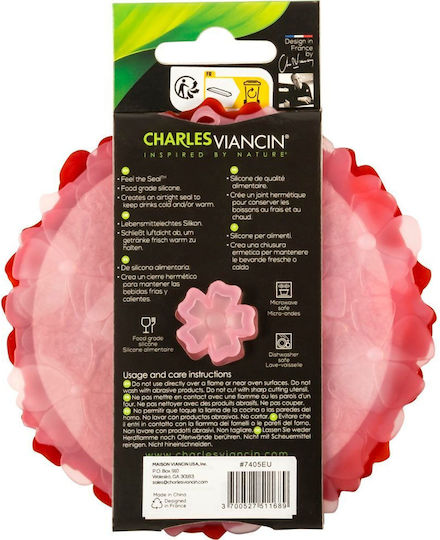 Silicone Container Cover in Pink Color 7405
