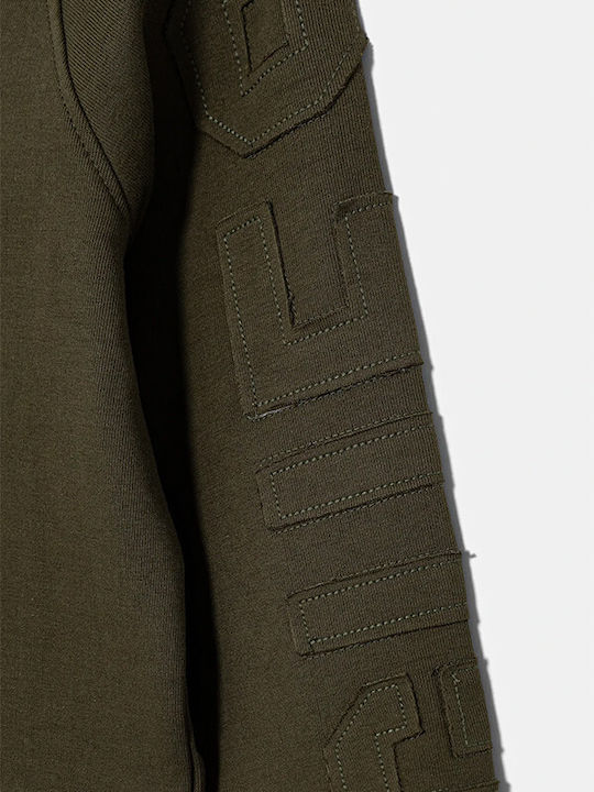 Kids Sweatpants Set Dark Olive 2pcs