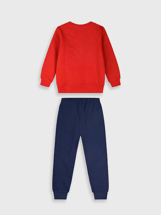 Kids Tracksuits Red/Blue Maren 2 Pieces