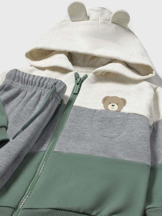 Kids Sweatpants Set Green 3pcs