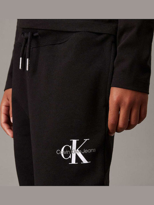Παιδικό Παντελόνι Φόρμας Μαύρο Monogram