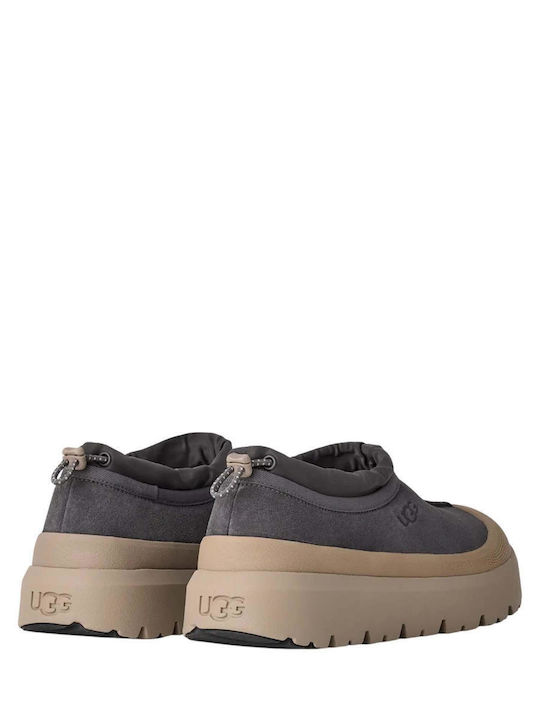 De piele Slip-on-uri pentru bărbați Gri