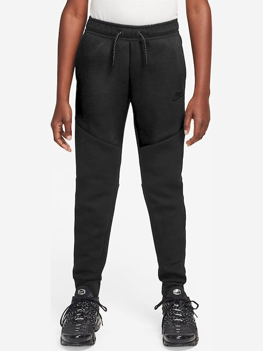 Παιδικό Παντελόνι Φόρμας Μαύρο Sportswear Tech