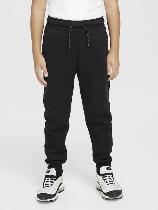 Παιδικό Παντελόνι Φόρμας Μαύρο Sportswear Tech