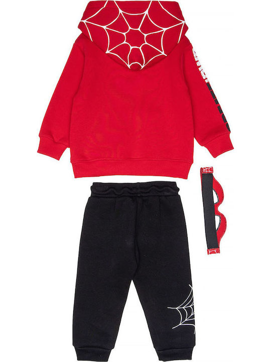 Kids Sweatpants Set Red 2pcs