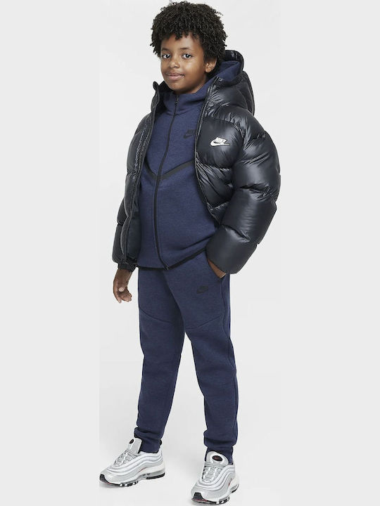 Kids Sweatpants Blue Sportswear Tech