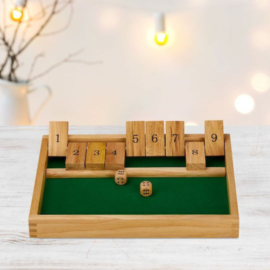 Joc de Societate Shut The Box pentru 2+ Jucători 3+ Ani (EN) Relaxdays
