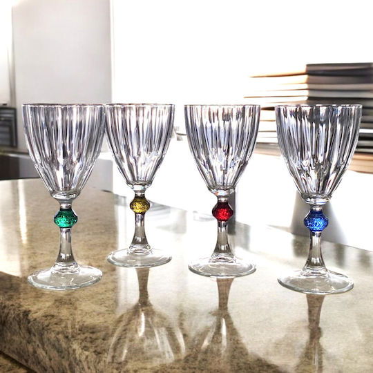 Domumart Glass for White Wine made of Glass Goblet 245ml