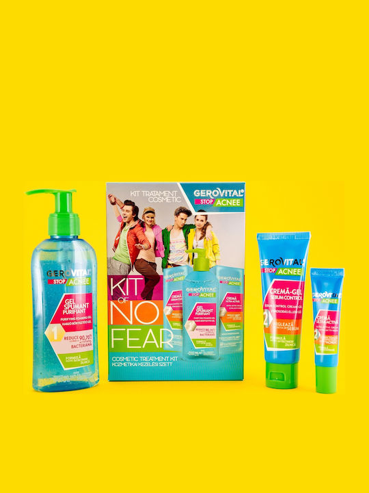 Gerovital Kit Of No Fear Σετ Περιποίησης για Κατά της Ακμής 2τμχ