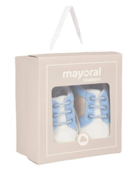 Mayoral Baby Sneakers Soft-Sole Shoes Light Blue